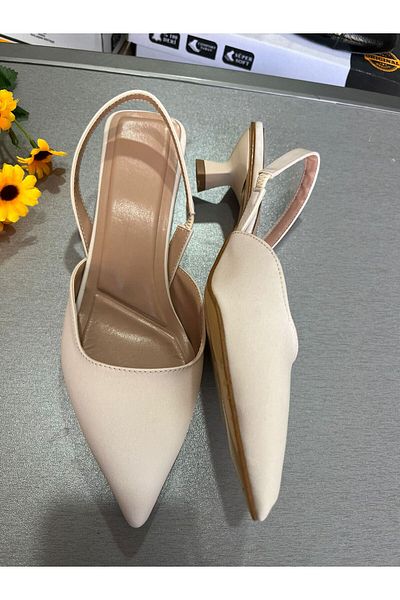 bitangosu 3cm Mini Goblet Heel Classic Pointed Toe 2025 Model Flat Shoes-Comfortable-Stylish