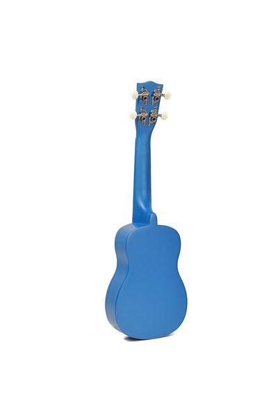 Korala UKS15BU Soprano ukulele set, 3 frets, matte blue, without case