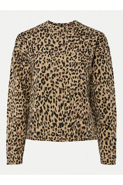 PIECES Women's Sweater 17156343 Brown