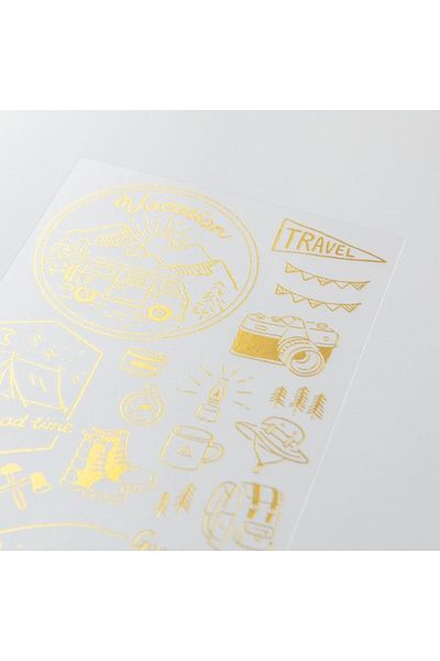 Midori Transfer Foil Sticker Decal - Vacation