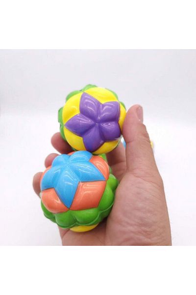 OEM Set of 3 Jumping balls with lights, super ball, 6 cm