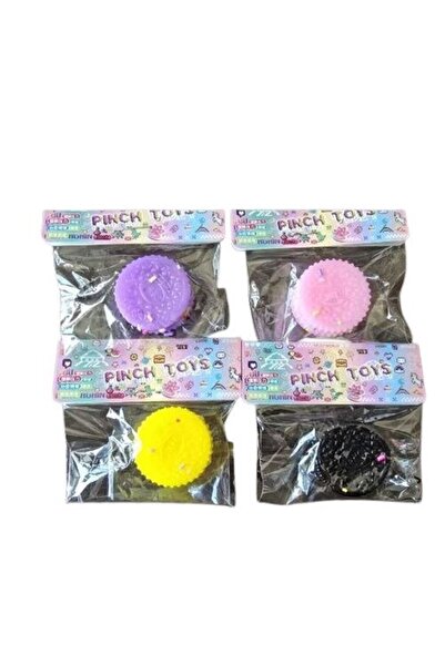 xpress sales Set 4 antistress squishy toys, Oreo model with sprinkles, helps with anxiety and