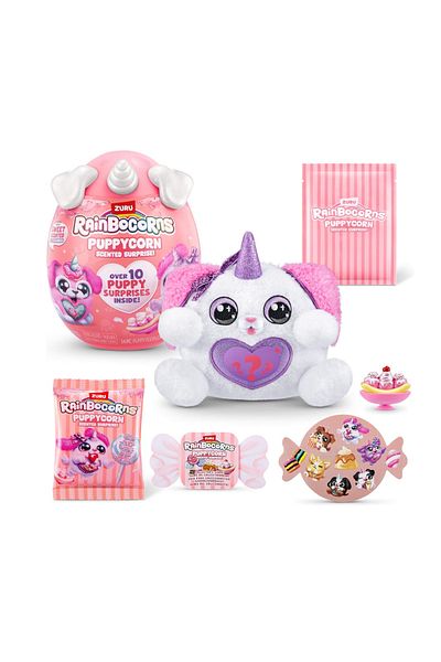 Zuru Rainbocorns Puppycorn Scent Surprise - Collectible Plush Stuffed Animal Soft Toys