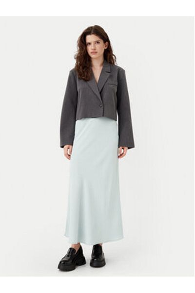 PIECES Women's Midi Skirt 17116541 Sky Blue