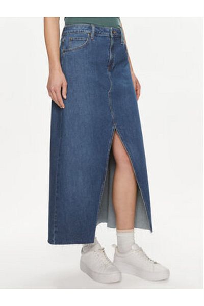 Lee Fustă din denim pentru femei 112349007 albastră
