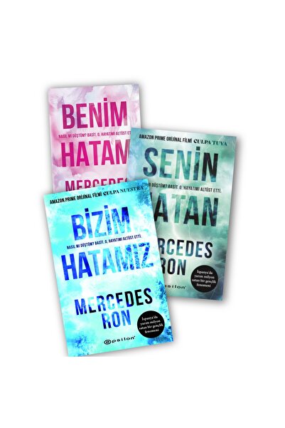Epsilon Yayınevi Benim Hatam - Senin Hatan - Bizim Hatamız Mercedes Ron 3 lü Kitap Seti