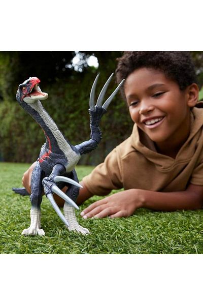 mattel Jurassic World, Chaos Theory Slash N Roar, Therizinosaurus figurine