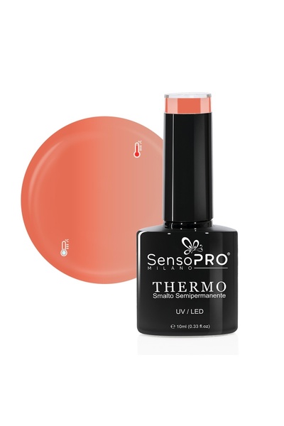SensoPRO Milano Полуперманентен термолак за нокти SensoPRO Milano - Peach Pop...