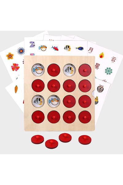 OEM Joc de memorie multifunctional pentru copii, Montessori