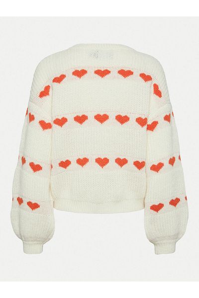 PIECES Women's Sweater 17152014 Ecru