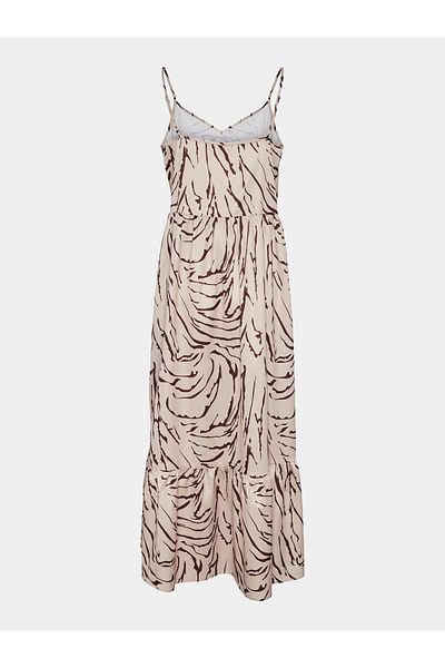 PIECES Women's Summer Dress 17146543 Beige