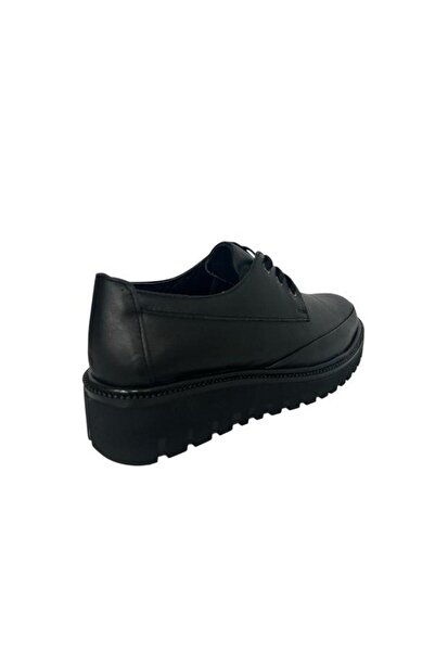 KEMAL TANCA 852 5226 KADIN HAKİKİ DERİ DOLGU TOPUKLU CASUAL AYAKKABI