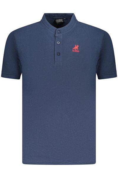 U.S. GRAND POLO EQUIPMENT & APPAREL Tricou bărbătesc U.S. Grand POLO cu guler tip tunică, logo brodat, croială regulată