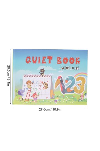 sallma Activity Book with Educational Activities - Learn the Numbers