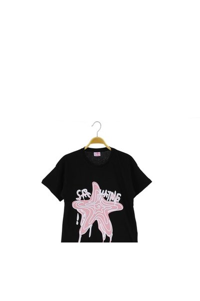 Atabay Kids Atabay 82-05-25 Girl's Tshi̇rt Star Printed 8/12 Years