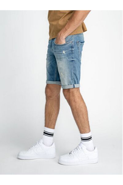 Petrol Industries Pantaloni scurți din denim pentru bărbați M-1030-SHO003 albaștri