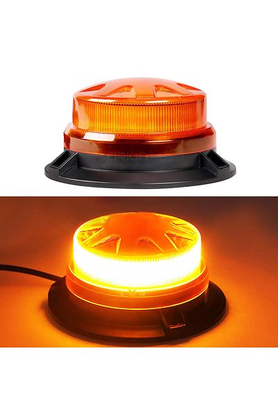 Choice Yellow Magnetic Base LED Blue Emergency Strobe Light Car Police Roof Flashing Hazard Warning Light 1