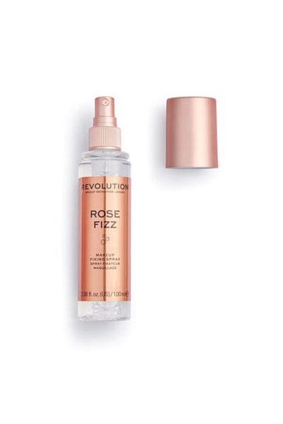 MAKEUP REVOLUTION Spray pentru fixarea machiajului, Revolution Rose Fizz, 100 ml