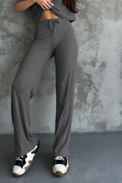 BayBayan Partea de jos din twill cu picioare spaniole elegante pentru femei