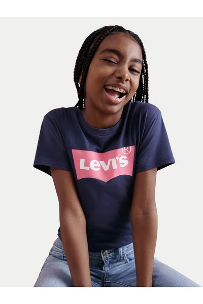Levi's Tricou Levi's pentru fete 4EK825 Bleumarin