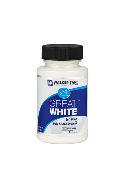 Walker Tape Great White Adhesive Glue Soft Bond Poly $ Lace System 100.5ml