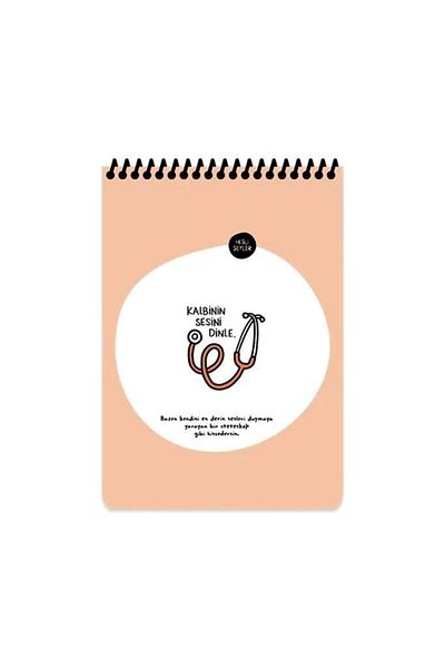 KESKİN COLOR Hisli Şeyler Memo Pad 80 Yp "Listen to the Voice of the Heart"
