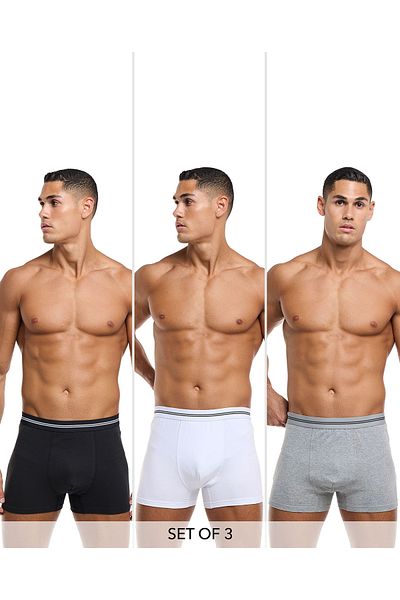 R&B Pack of 3 Long Trunks