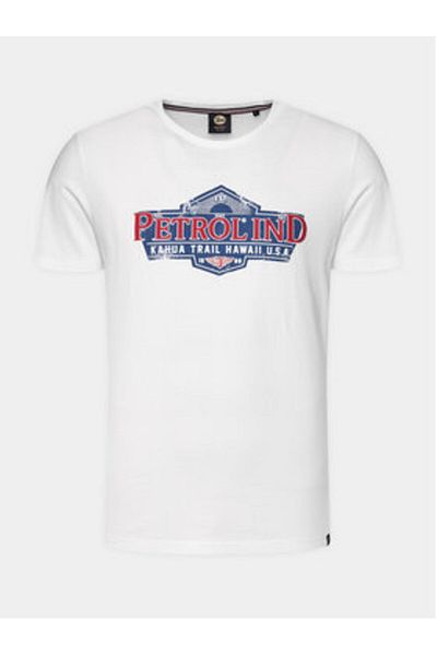 Petrol Industries Tricou bărbați Petrol Industries M-1040-TSR602 Alb