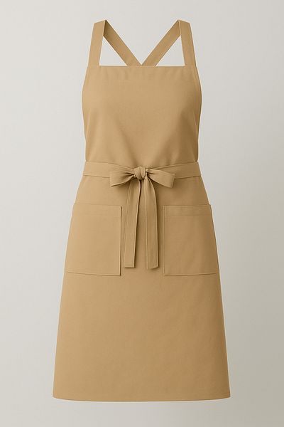Myscrubs Cross Binding Cotton Chef Apron / Criss@Cross Duck Cotton Apron