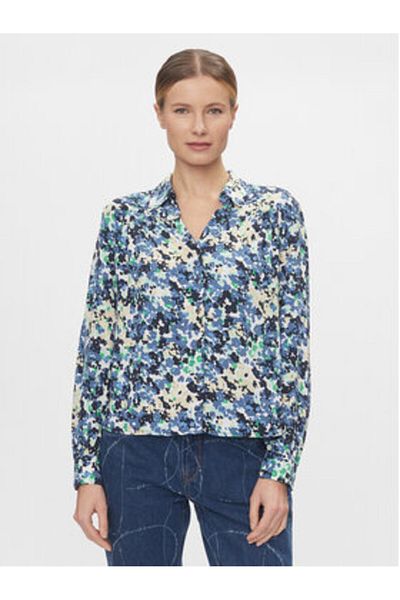 Pepe Jeans Cămașă de damă PL304836 Albastră