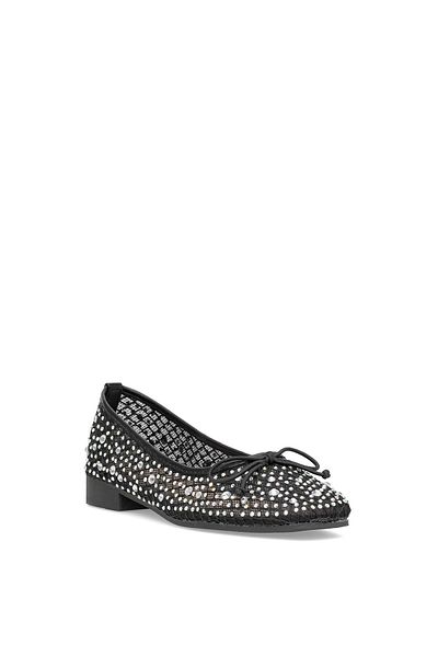 Guja 25Y179 Women's Stone Ballerina Black
