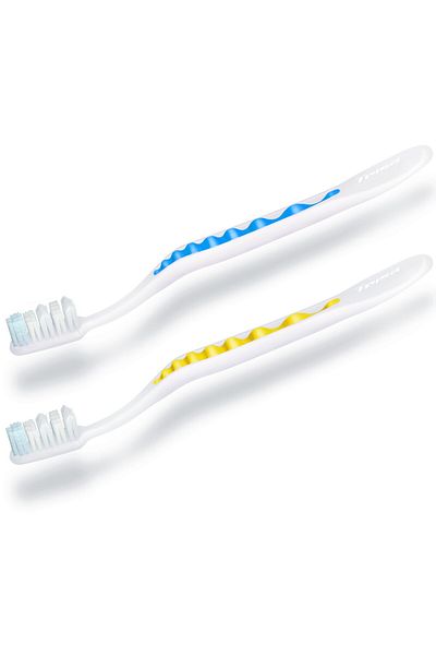 Trisa Pearl White Soft Duo Manual Toothbrush Set 627755 Multicolor
