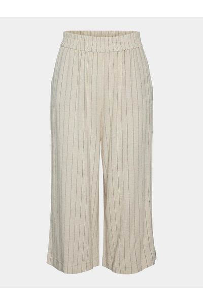 PIECES Women's Culottes 17124361 Beige