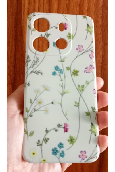 Newon Tecno Spark Go 2023 Vine Printed Inside Velour Premium Silicone Phone Case