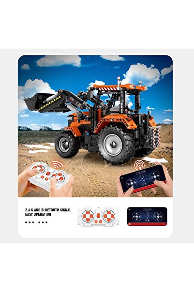REOBRIX Kepçe Rc Kontrollü, Teknik Blok Yapı Kiti (1496 PARÇA)