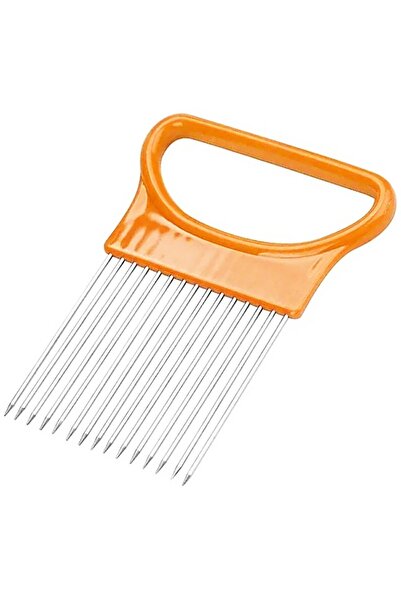 zola Onion or potato slicing stand, plastic protection, stainless steel and plastic