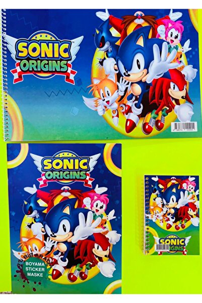Deniz Oyuncak SONIC 25*35 RESİM DEFTERİ-ÖDEV DEFTERİ-BOYAMA KİTABI