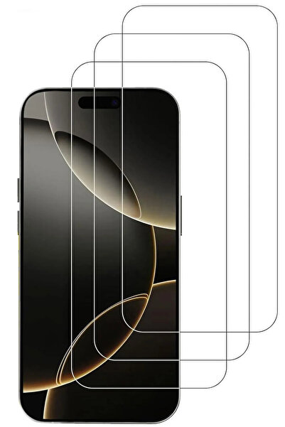 Balerion Apple Iphone 16 Pro Max Uyumlu 3 Adet Ekran Koruyucu Kırılmaz Cam (3...