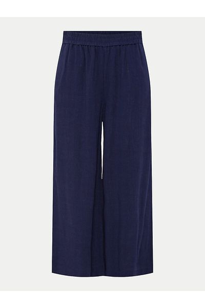 PIECES Women's Culottes 17124361 Navy Blue