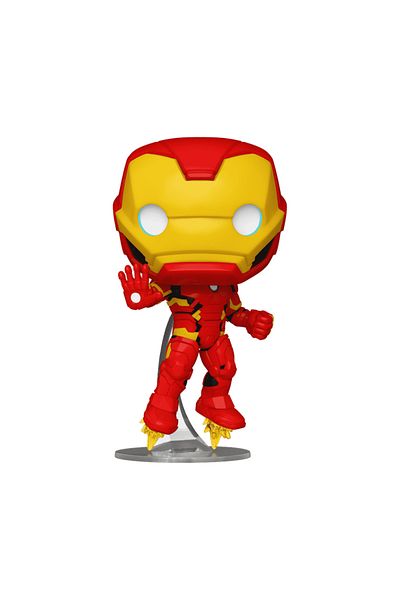 Funko مجسم الرجل الحديدي من بوب مارفل 1421 – تصميم كلاسيكي جديد (أصلي)