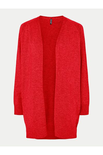 PIECES Women's Cardigan 17156644 Red
