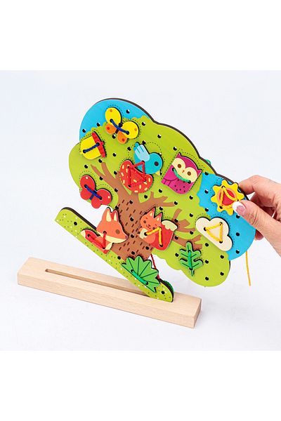 OEM Joc din Lemn, Montessori, Pomul de snuruit