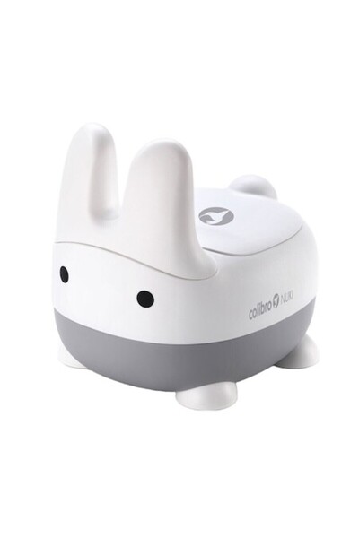 Colibro Nuki Bunny Potty By , With Antistatic Insert And Lid, Rubber Feet, Cloud