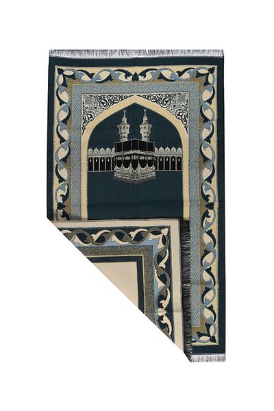 MANASEK Centered Square Bag Cotton Prayer Mat (115 x 67 cm)