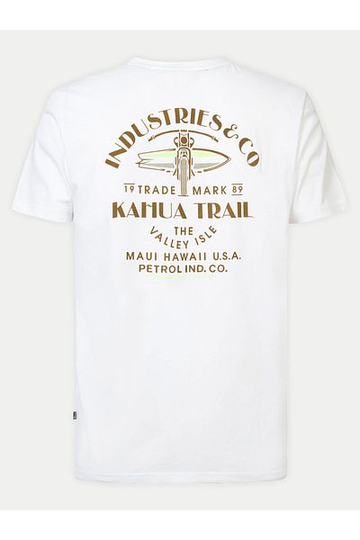 Petrol Industries Tricou bărbătesc M-1040-TSR603 Alb