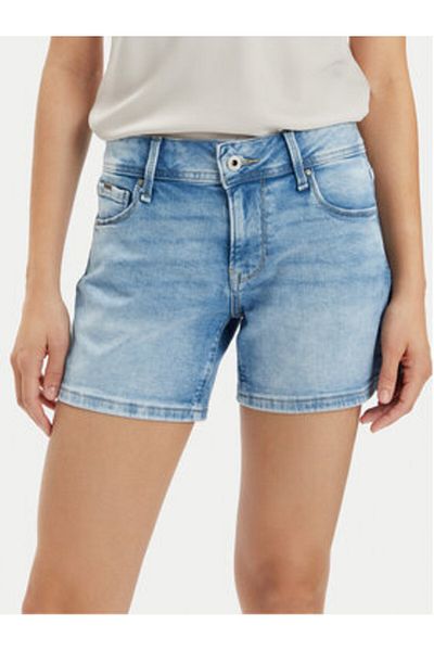 Pepe Jeans Women's Denim Shorts PL801109MP2 Blue