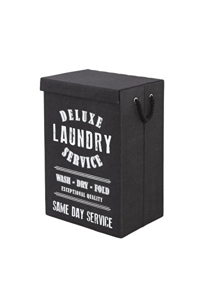 Feridras laundry basket, Delux Laundry, 72L, black