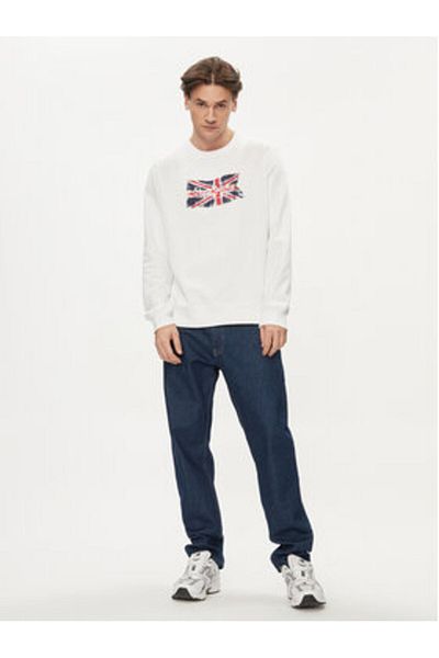 Pepe Jeans Mens Sweatshirt PM582669 White