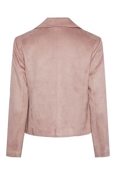 PIECES Women's Faux Leather Jacket 17134838 Pink