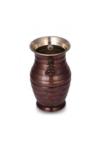Tanemce Hyacinth Vase Flat Handle Oxide Vase Flower Holder